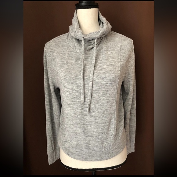 Athleta Coastal Cropped Cowl Neck Sweatshirt - Picture 4 of 6